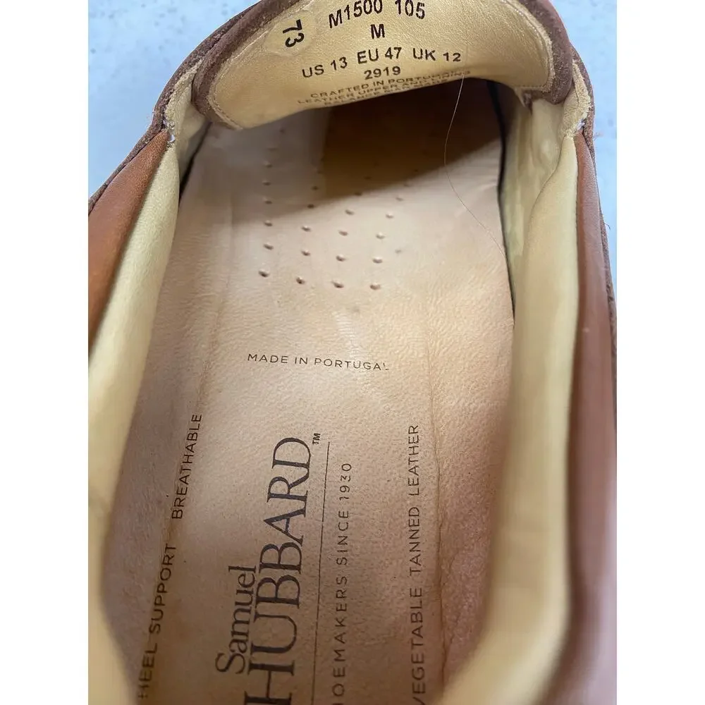 Samuel Hubbard New Endeavor Boat leather lace-up dockers dress shoes 13